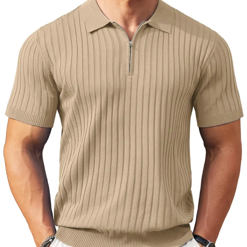 🔥2026 Men's Zipper Polo Shirts