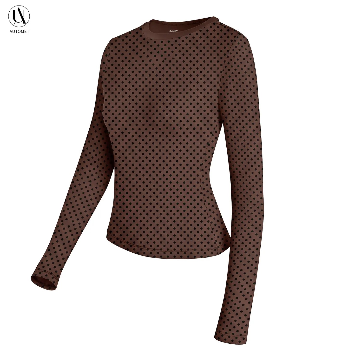 AUTOMET Women's 3-Piece Long Sleeve Crop Tops - Y2K Style