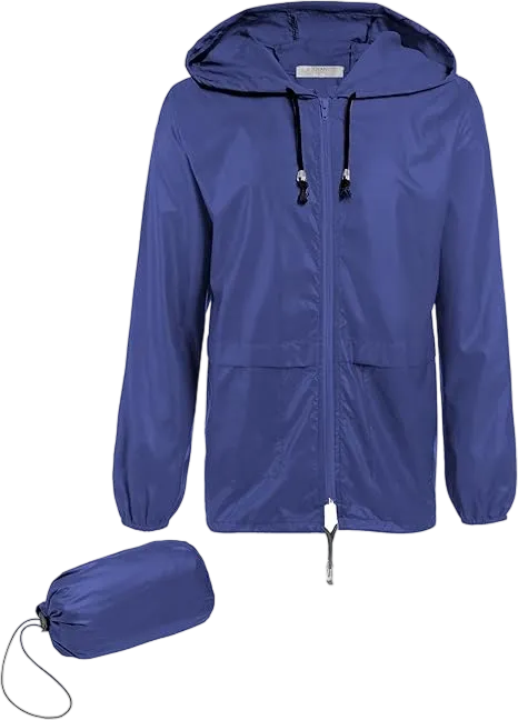 Men's Packable Jacket Outdoor Waterproof