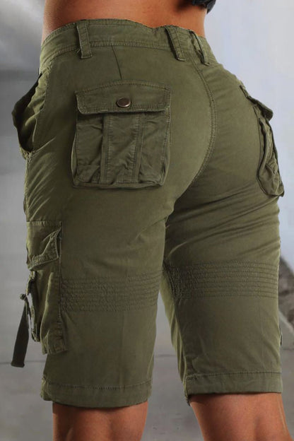 New Hot 2026🔥Stretch cargo shorts with flap pockets design