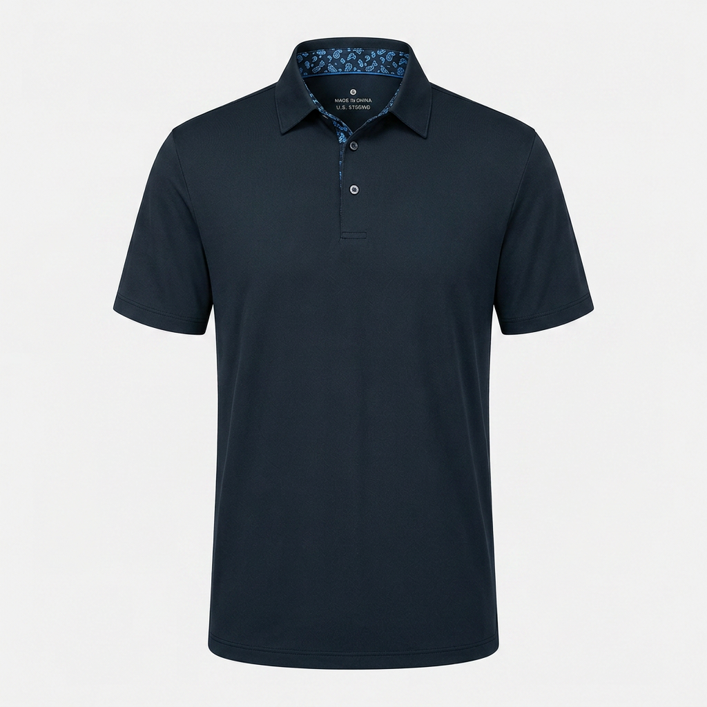 Men's Polo Shirts – Soft Breathable Cotton, Comfortable Short Sleeve Casual Fit