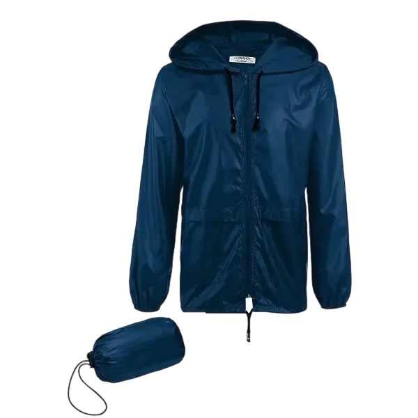 Men's Packable Jacket Outdoor Waterproof