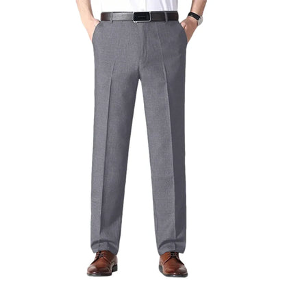 Men’s Classic Ice Silk High Waist Comfort Pants