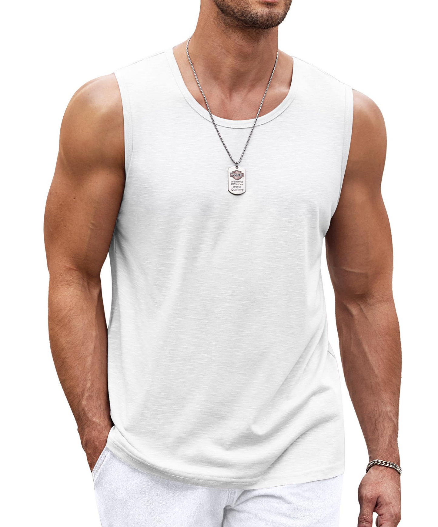 🔥8 Gym Muscle Shirts for Only $24🔥Men's Workout Tank Top Casual Soft Sleeveless Gym Muscle Shirts Bodybuilding Tee