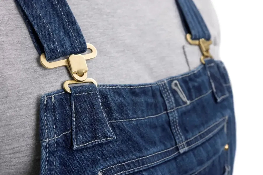 🔥Men's Denim Bib Overalls, Workwear with Adjustable Straps and Convenient Tool Pockets