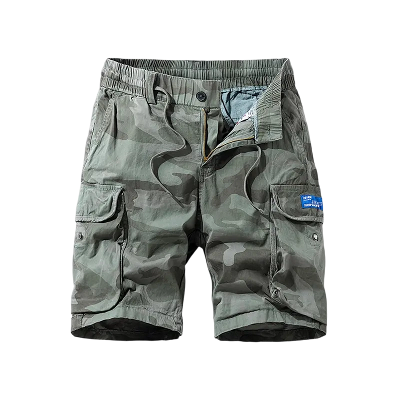 Men’s camouflage cargo shorts