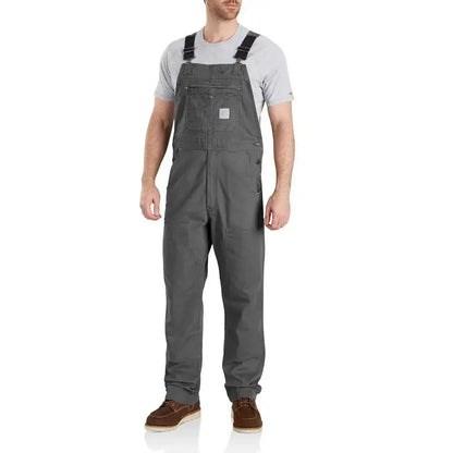 🔥Men's Denim Bib Overalls, Workwear with Adjustable Straps and Convenient Tool Pockets