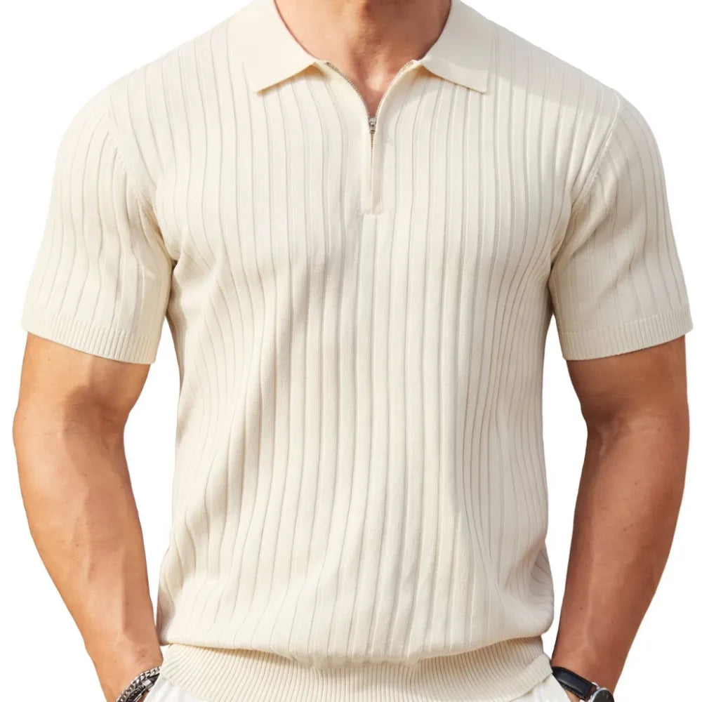 🔥2026 Men's Zipper Polo Shirts