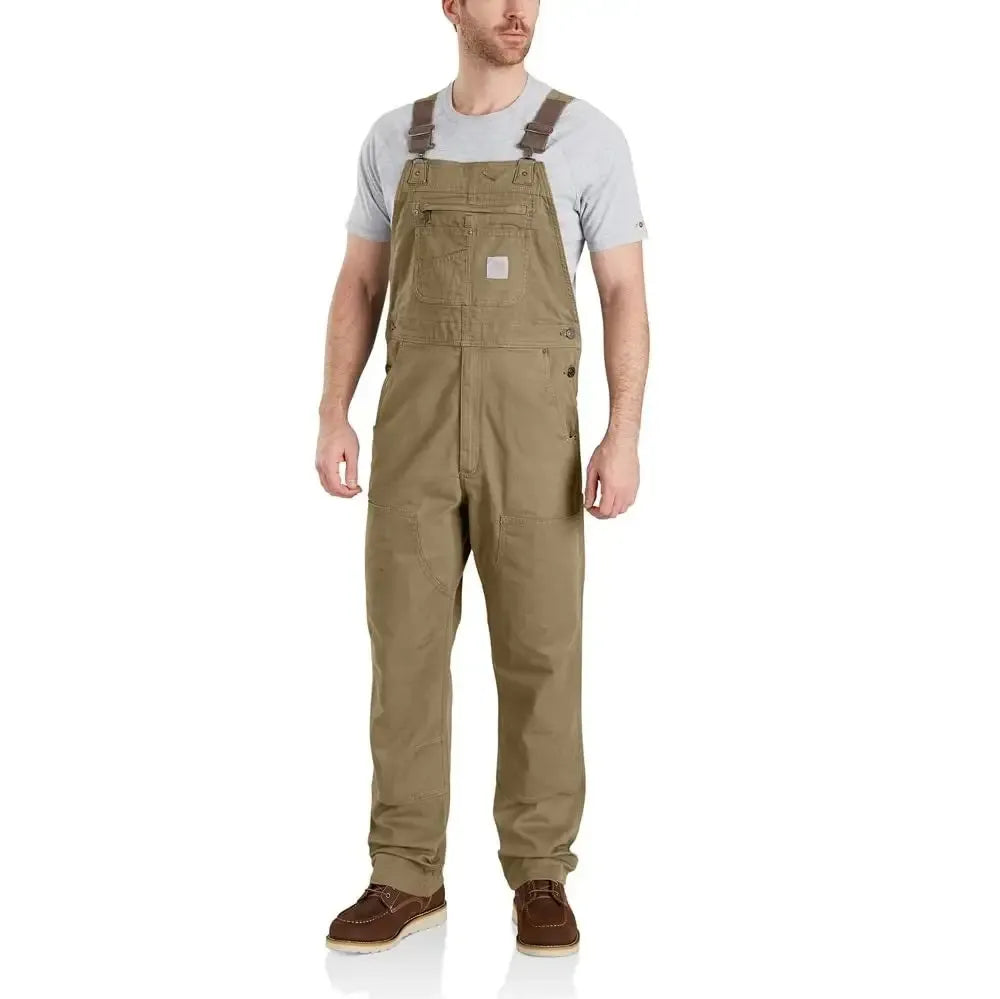 🔥Men's Denim Bib Overalls, Workwear with Adjustable Straps and Convenient Tool Pockets