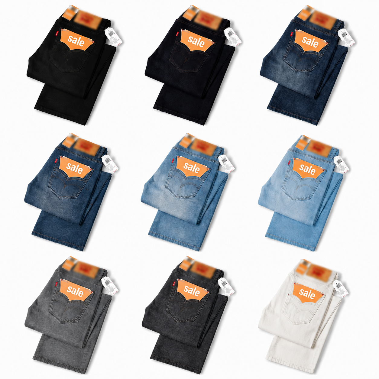 👍🔥Limited-Time Promotion- Mid-low Rise Baggy Jeans Stretchy Wide Leg