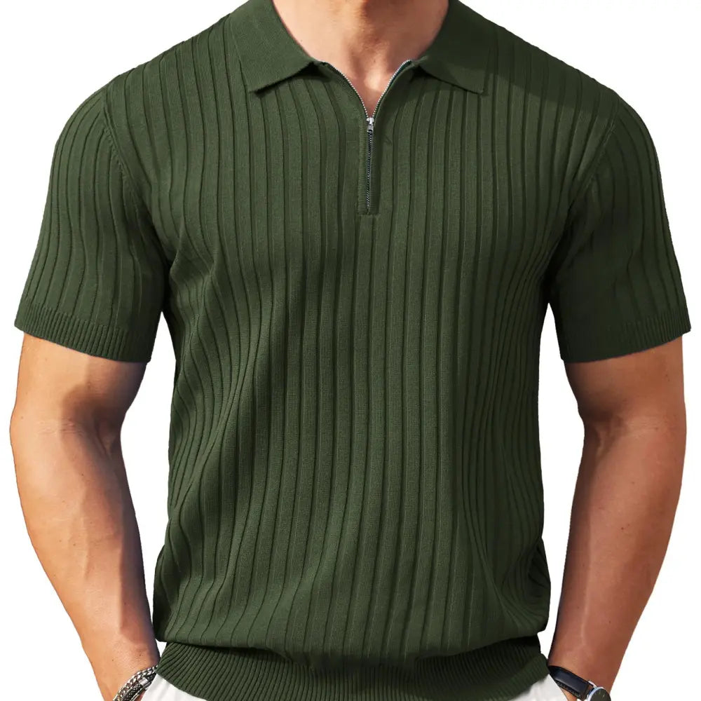 🔥2026 Men's Zipper Polo Shirts