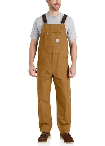 🔥Men's Denim Bib Overalls, Workwear with Adjustable Straps and Convenient Tool Pockets