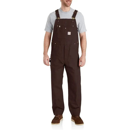 🔥Men's Denim Bib Overalls, Workwear with Adjustable Straps and Convenient Tool Pockets