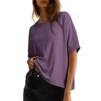 Women's Tops for Women 2026 Loose Oversized Basic Tee Comfortable Soft Fabric Flattering Fit