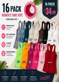 ❤️ 16 Packs for Just $34.99 (Includes the 16 different colors shown in the image)