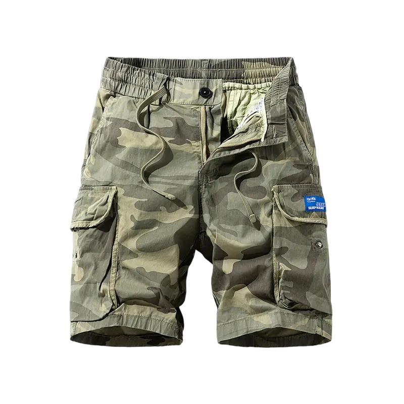 Men’s camouflage cargo shorts