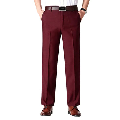 Men’s Classic Ice Silk High Waist Comfort Pants