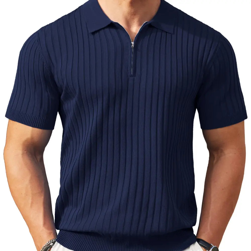 🔥2026 Men's Zipper Polo Shirts