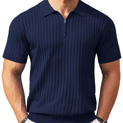 🔥2026 Men's Zipper Polo Shirts