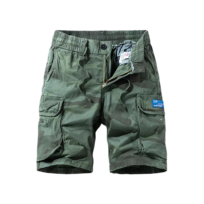 Men’s camouflage cargo shorts