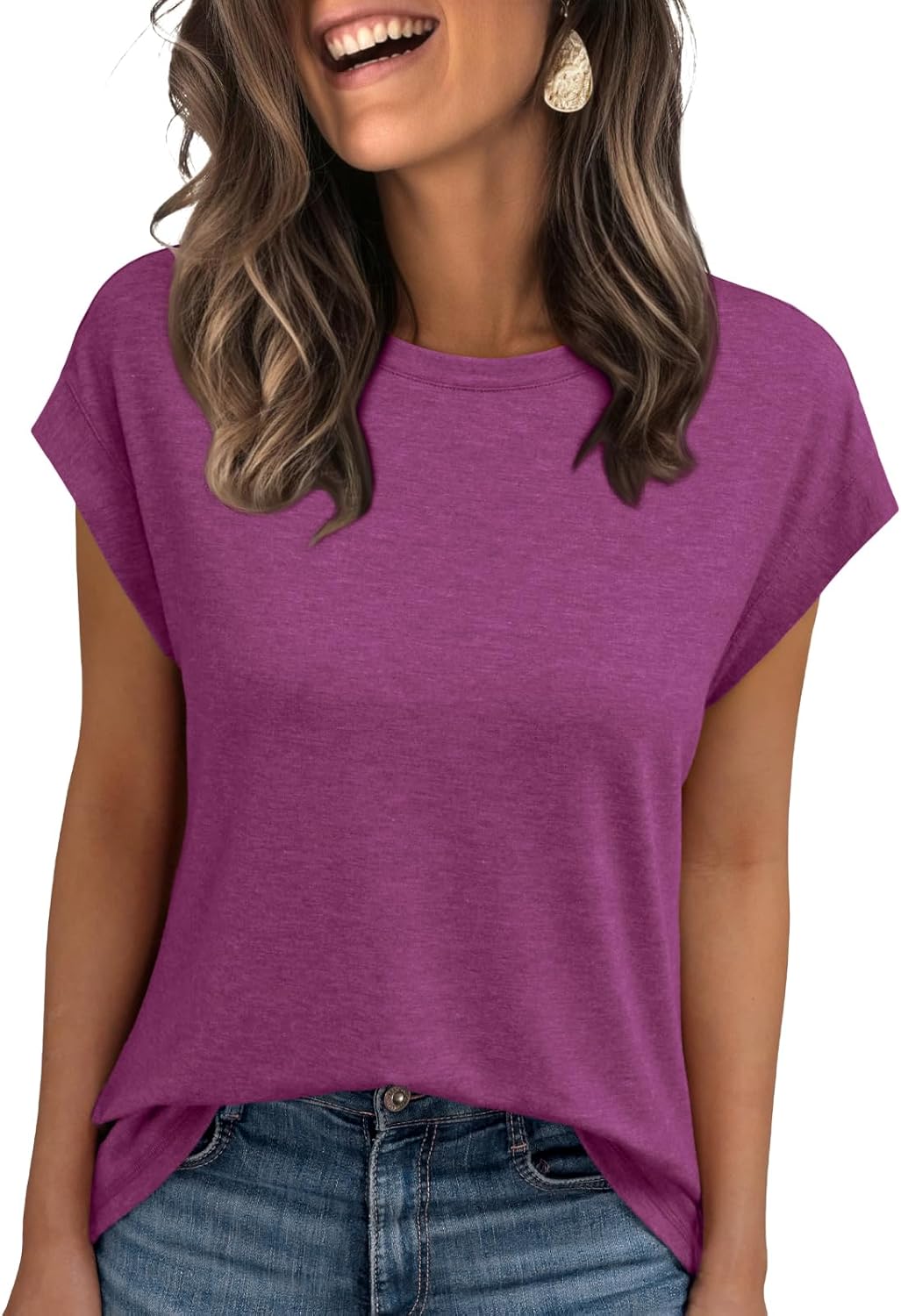 Everyday Essentials Cap Sleeve Tee