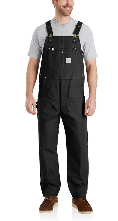 🔥Men's Denim Bib Overalls, Workwear with Adjustable Straps and Convenient Tool Pockets