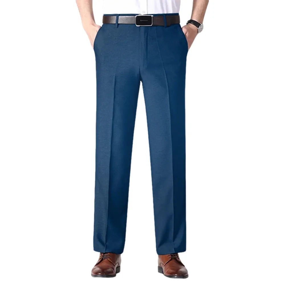 Men’s Classic Ice Silk High Waist Comfort Pants