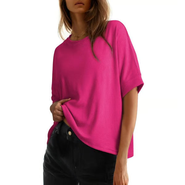 Women's Tops for Women 2026 Loose Oversized Basic Tee Comfortable Soft Fabric Flattering Fit