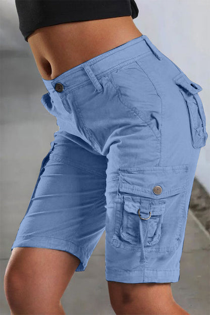 New Hot 2026🔥Stretch cargo shorts with flap pockets design
