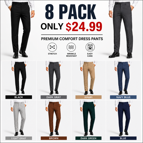 Men's Stretch Dress Pants