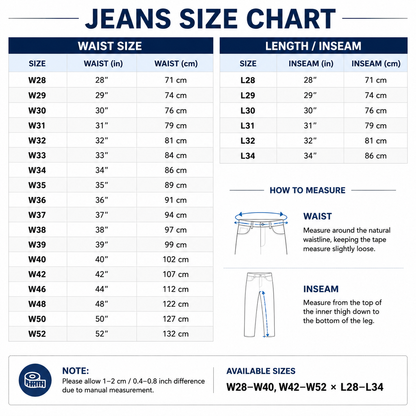 Men’s Classic Straight-Fit Stretch Jeans