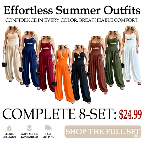 Women’s Backless Cut-Out Cami Jumpsuit with Pockets