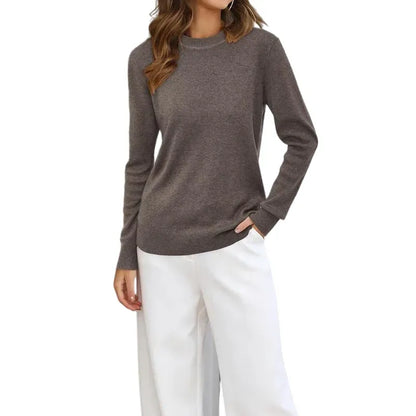 💥 Women's Wool Blend Crew Neck Pullover Sweater🔥