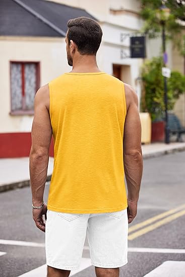 🔥8 Gym Muscle Shirts for Only $24🔥Men's Workout Tank Top Casual Soft Sleeveless Gym Muscle Shirts Bodybuilding Tee