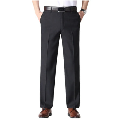 Men’s Classic Ice Silk High Waist Comfort Pants