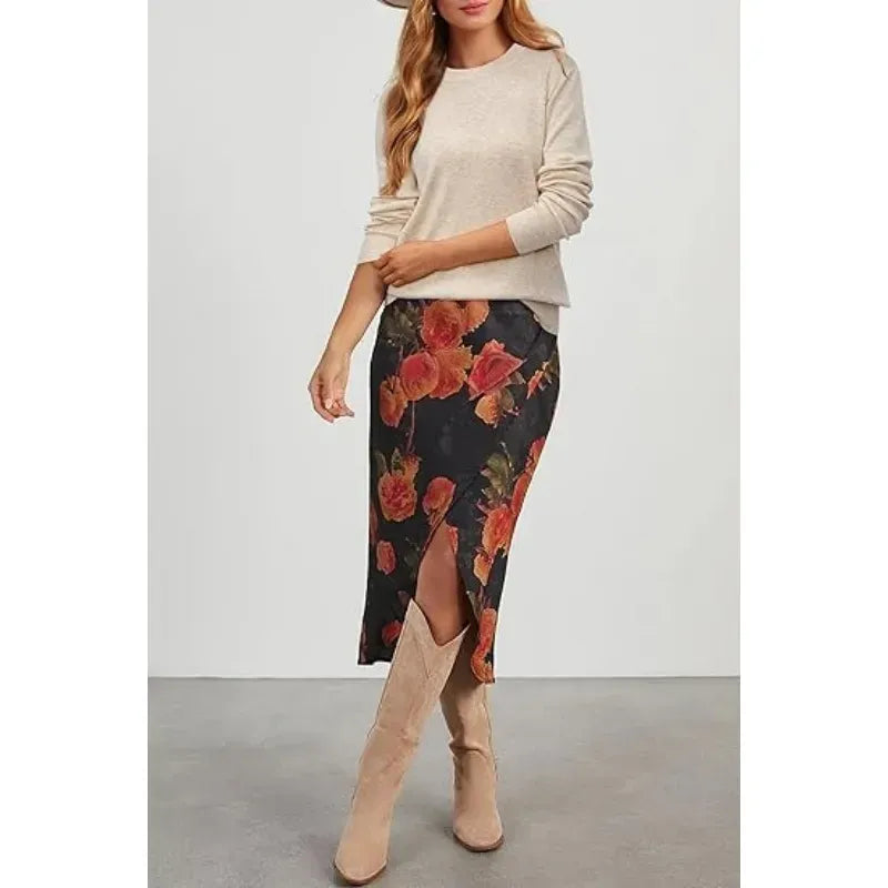 💥 Women's Wool Blend Crew Neck Pullover Sweater🔥