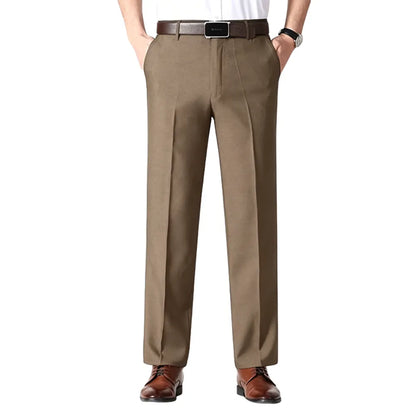 Men’s Classic Ice Silk High Waist Comfort Pants