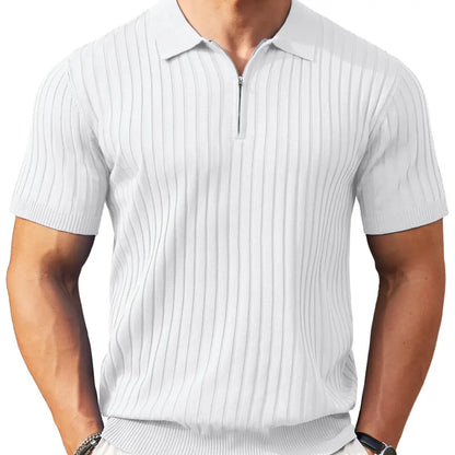 🔥2026 Men's Zipper Polo Shirts