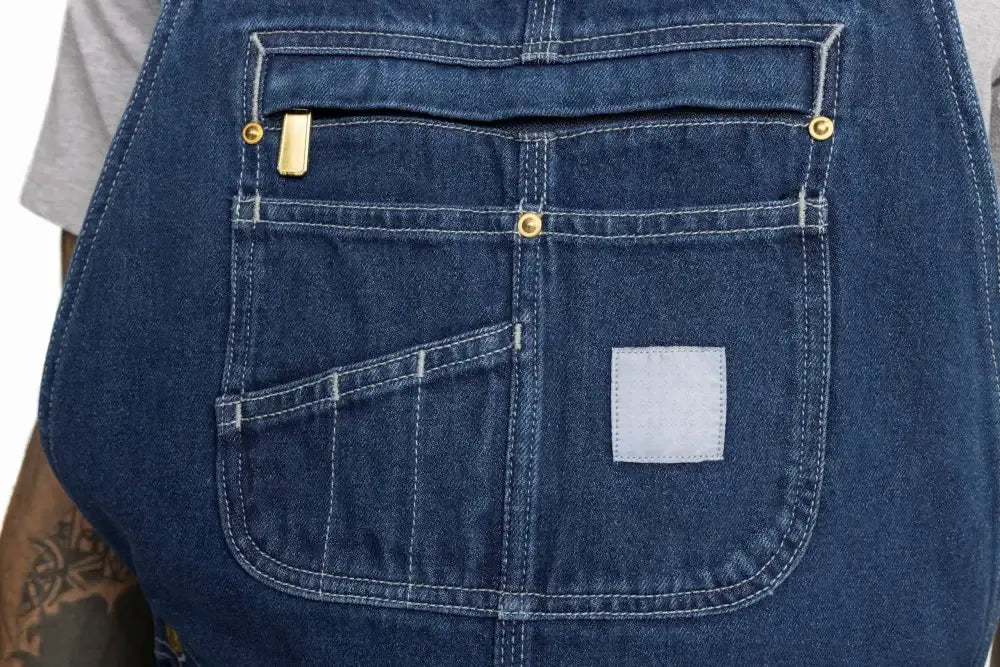 🔥Men's Denim Bib Overalls, Workwear with Adjustable Straps and Convenient Tool Pockets