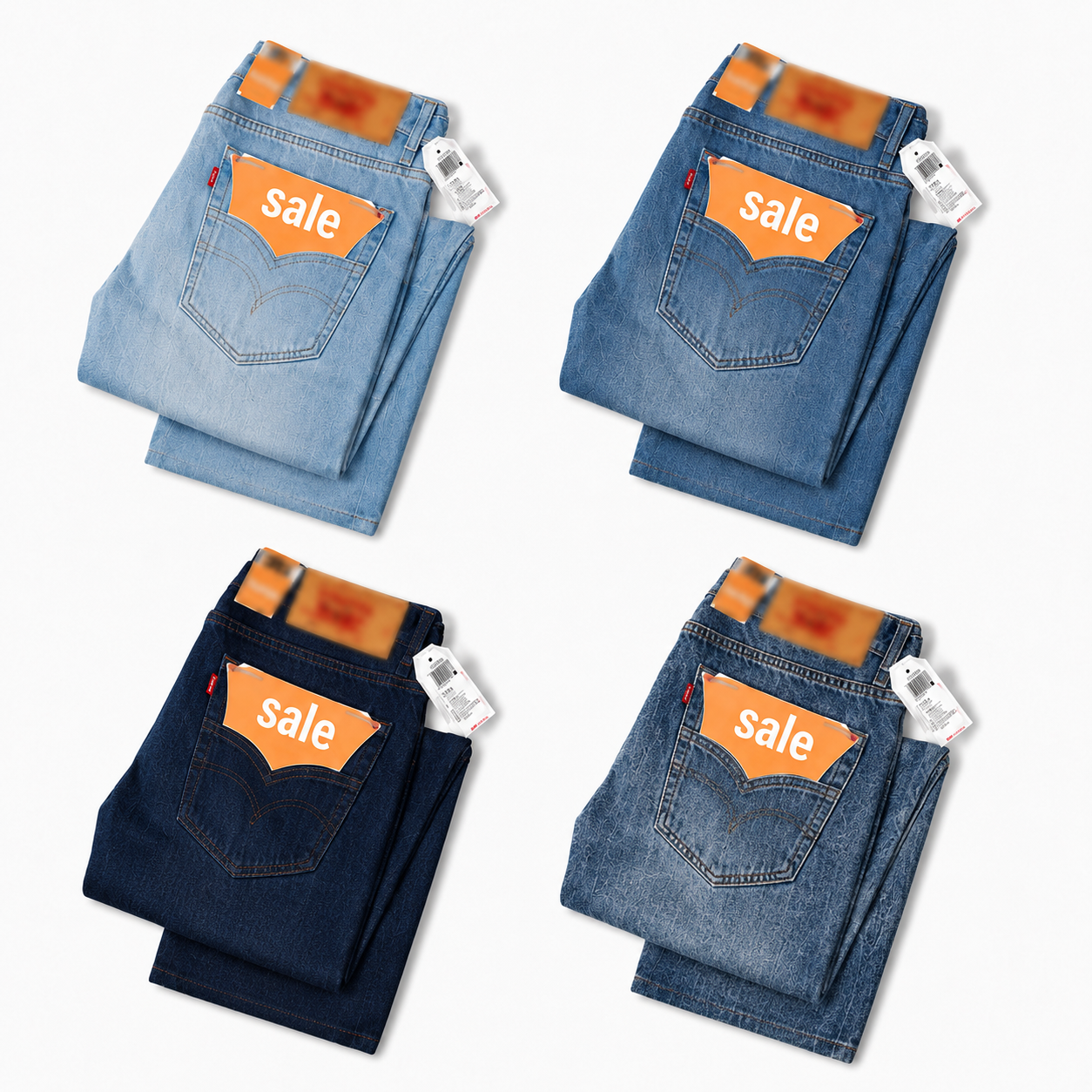 👍🔥Limited-Time Promotion- Mid-low Rise Baggy Jeans Stretchy Wide Leg