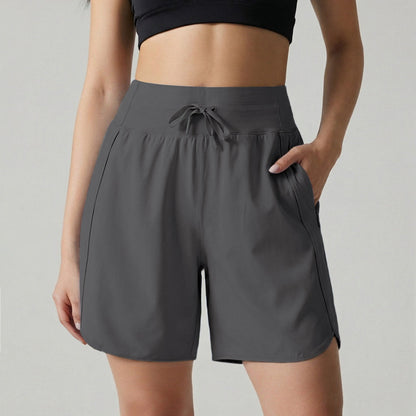 ⏰Hot Sale Women's Active Athletic Long Running High Wasistband Shorts