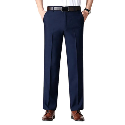 Men’s Classic Ice Silk High Waist Comfort Pants