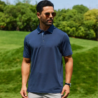 Men's Polo Shirts – Soft Breathable Cotton, Comfortable Short Sleeve Casual Fit