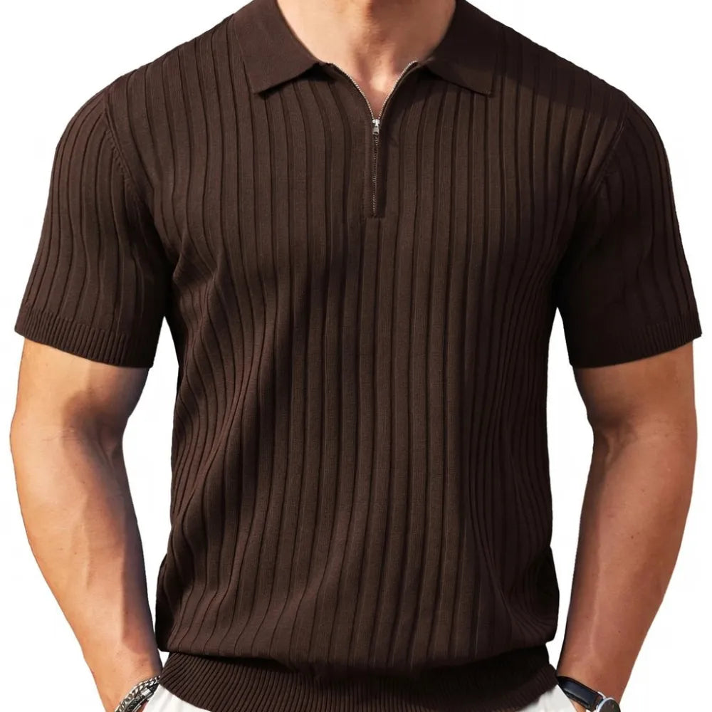 🔥2026 Men's Zipper Polo Shirts