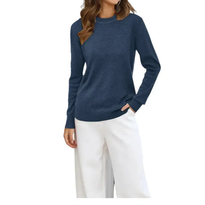 💥 Women's Wool Blend Crew Neck Pullover Sweater🔥