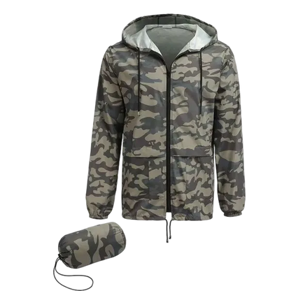 Men's Packable Jacket Outdoor Waterproof