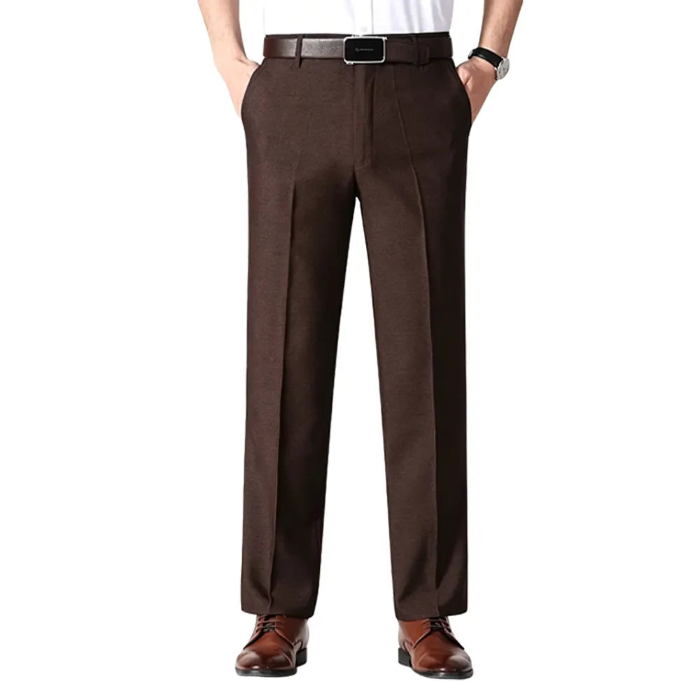 Men’s Classic Ice Silk High Waist Comfort Pants