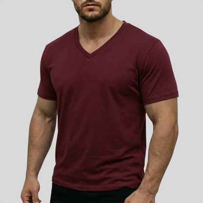 Men's Classic Casual V-Neck T-Shirt