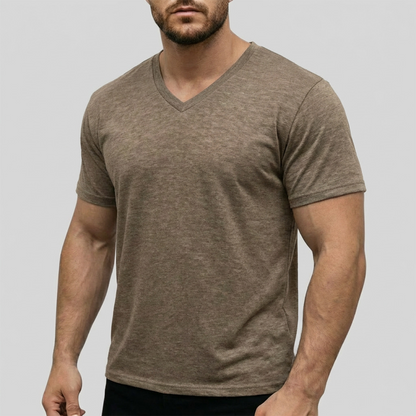 Men's Classic Casual V-Neck T-Shirt