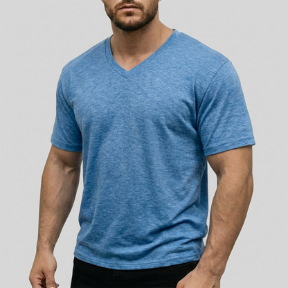 Men's Classic Casual V-Neck T-Shirt